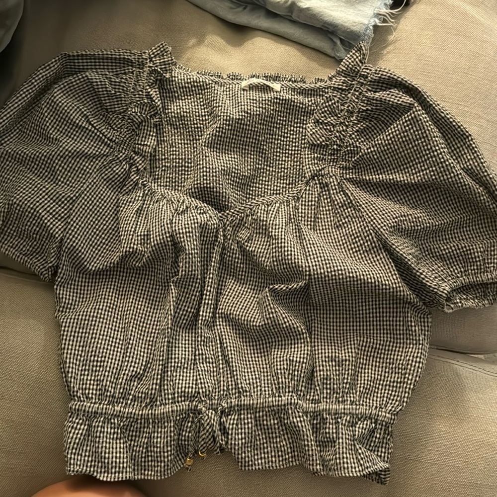 LoveShackFancy Gingham Top